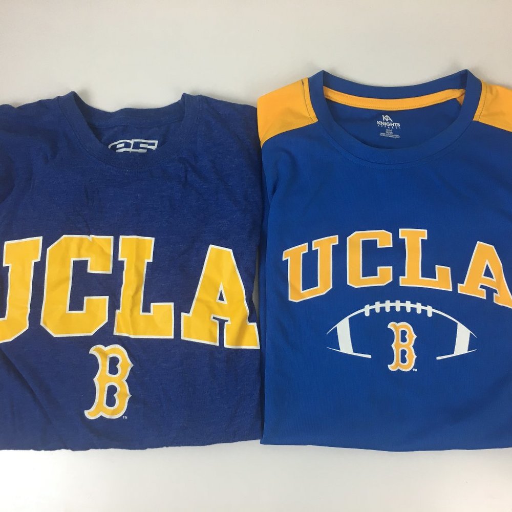 LOT 2 UCLA Bruins E5 + KA Knights Apparel T-Shirts